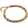 Lelet Ny Lena Tiger's Eye Necklace In Brown