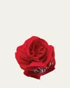 Lelet Ny Mara Rose Claw Clip In Red