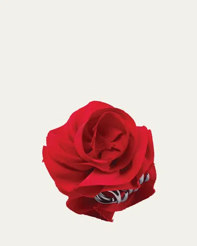 Lelet Ny Mara Rose Claw Clip In Red
