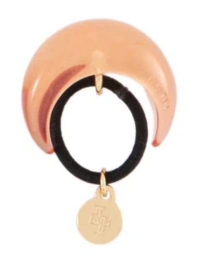 Pre-owned Lelet Ny Marble Dome Pony Cuff In Neutrals