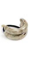 Lelet Ny Marble Double Arch Pony Cuff Light Horn