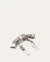 Lelet Ny Mary Jane Brass Barrette In Rhodium