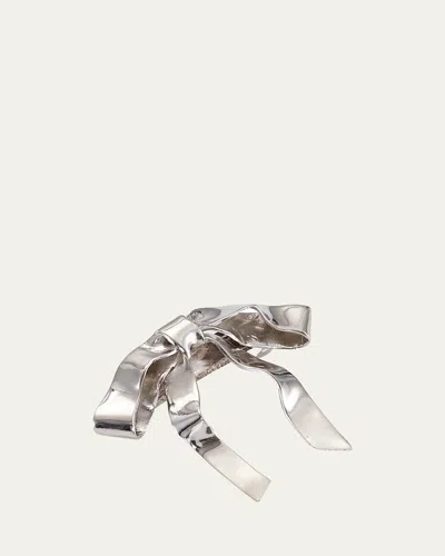 Lelet Ny Mary Jane Brass Barrette In Rhodium