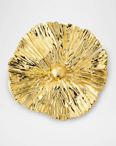 Lelet Ny Maya Floral Barrette In Gold