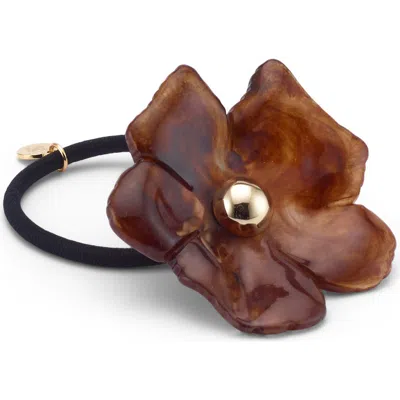 Lelet Ny Medium Eden Resin Cuff Ponytail Holder In Brown
