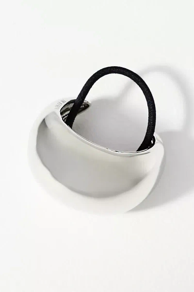 Lelet Ny Metal Dome Pony Cuff Hair Tie In Red