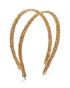 Lelet Ny Nova Double Braided Headband In Gold