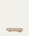 Lelet Ny Pave Crystal Bar Barrette In Gold