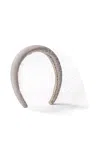 Lelet Ny Robyn Blusher Veil Silk-faille Headband In White