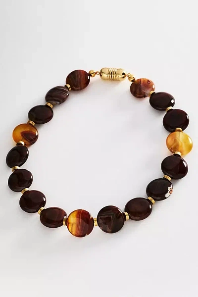 Lelet Ny Sienna Stone Necklace In Black