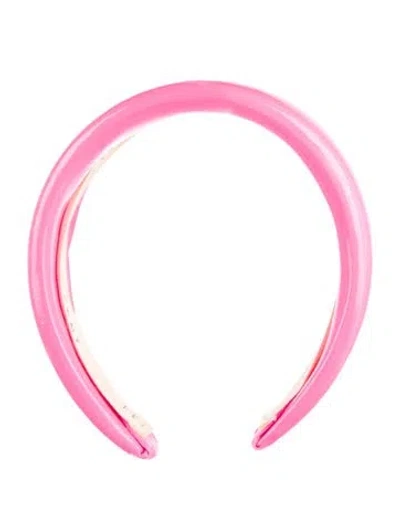 Pre-owned Lelet Ny Solid Rounded Headband In Pink