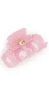 Lelet Ny Tatum Bauble Mega Claw Clip Rose Quartz In Rose Quartz