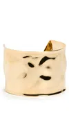 Lelet Ny Tera Wide Pony Cuff Gold One Size In Gold