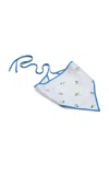 Lelet Ny Tulip Gingham Silk-organza Bandana In Blue