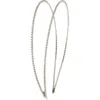 Lelet Ny Vera Double Row Crystal Embellished Headband In Crystal
