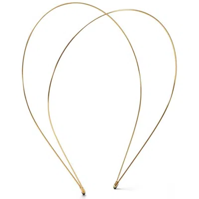 Lelet Ny Vera Double Row Headband In Gold
