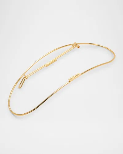 Lelet Ny Vera Glossy Barrette In Gold
