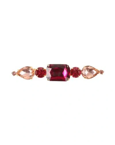 Lelet Ny Woman Hair Accessory Burgundy Size - Metal