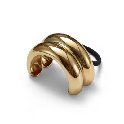 Lelet Ny Women's Glossy Double Arch Pony Cuff In Gold