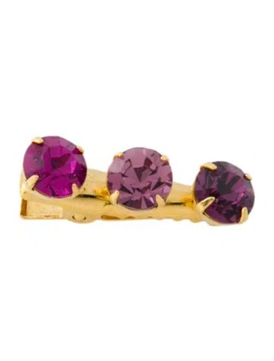 Pre-owned Lelet Ny Women's Hair Clip In Gold