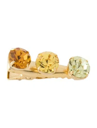 Pre-owned Lelet Ny Women's Hair Clip In Gold