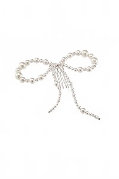 Lelet Ny Women's Josephine Bow In Pearl In Beige