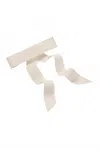 Lelet Ny Women's Kate Grosgrain Bow In Cream In White