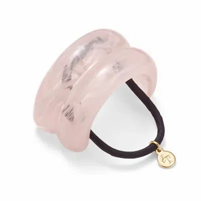 Lelet Ny Women's Marble Double Arch Pony Cuff In Pink