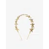Lelet Ny Womens Kai 14ct Gold Plated-brass Headband