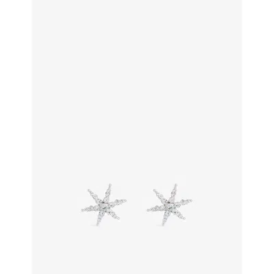 Lelet Ny Womens  Venus Crystal And Metal Stud Earrings In Crystal