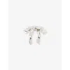 Lelet Ny Mary Jane Brass Barrette In Rhodium
