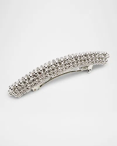 Lelet Ny Zoe Ball Chain Barrette In Metallic