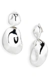 Lelet Ny Zoe Clip-on Drop Earrings In Silver