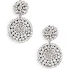 Lelet Ny Zoe Crystal Drop Earrings In Metallic