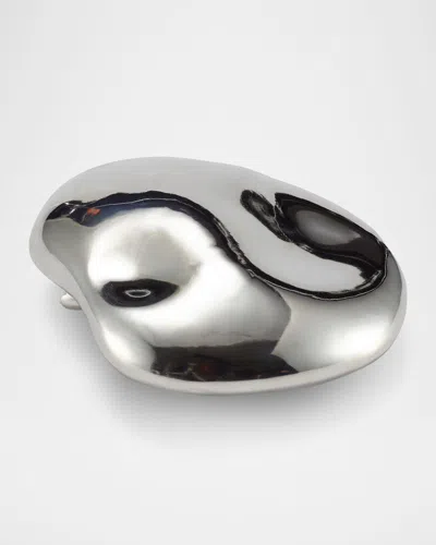Lelet Ny Zoe Glossy French Barrette In Silver