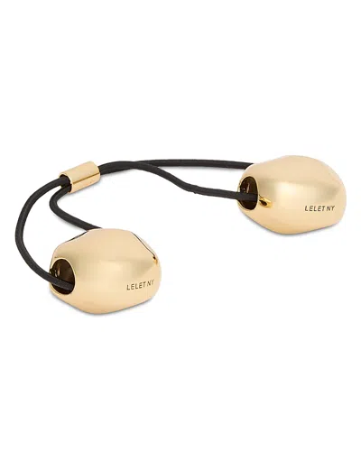 Lelet Ny Zoe Knocker Hair Tie In Gold