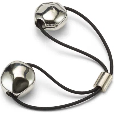 Lelet Ny Zoe Knocker Hair Tie In Silver