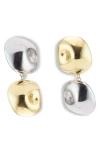 Lelet Ny Zoe Two-tone Drop Earrings In Metallic