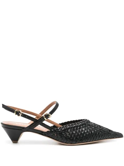 Lella Baldi 35mm Interwoven Pumps In Black