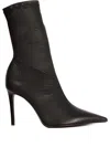 Lella Baldi 95mm Pointed-toe Boots In Black