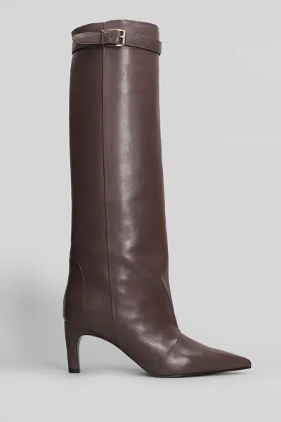 Lella Baldi High Heels Boots In Multi