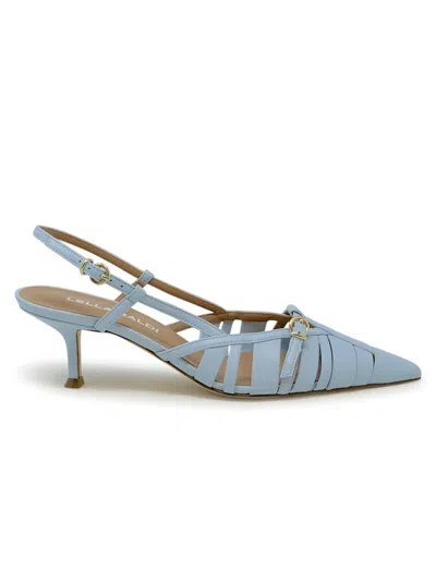 Lella Baldi Leather Sandals In Multi