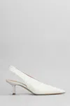 Lella Baldi Muse 45 Nappa Leather Slingback Pumps