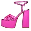 Lella Baldi Sandals Fuchsia In Fucsia Vivaci