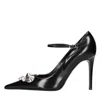 Lella Baldi With Heel Black In Nero Neri E Grigi