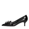 Lella Baldi With Heel Black In Nero Neri E Grigi