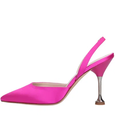 Lella Baldi With Heel Fuchsia In Fucsia Vivaci