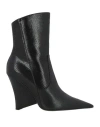 Lella Baldi Woman Ankle Boots Black Size 8 Leather