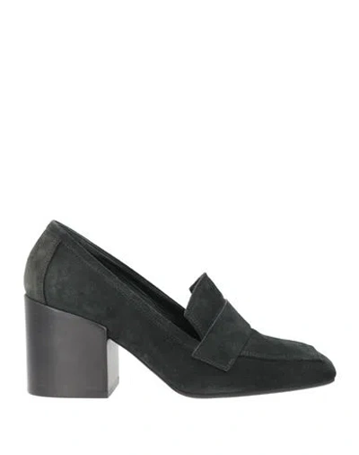 Lella Baldi Woman Loafers Black Size 6 Leather