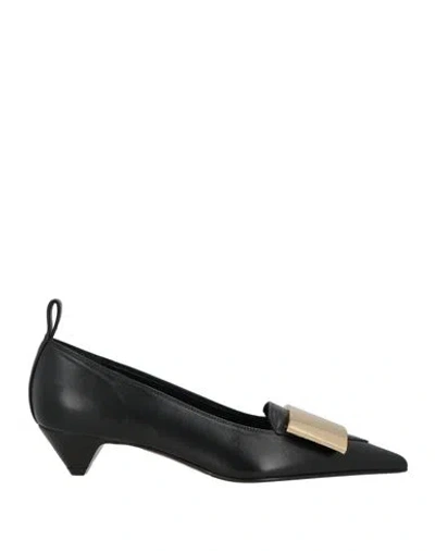 Lella Baldi Woman Pumps Black Size 6 Leather